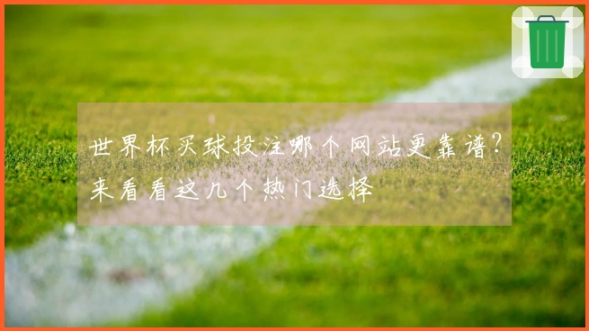 世界杯买球投注哪个网站更靠谱？来看看这几个热门选择
